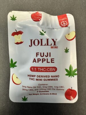 Jolly Mini 1:1 THC/CBN 2pk Fuji Apple