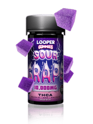 Looper Gummies Sour Grape 10,000mg
