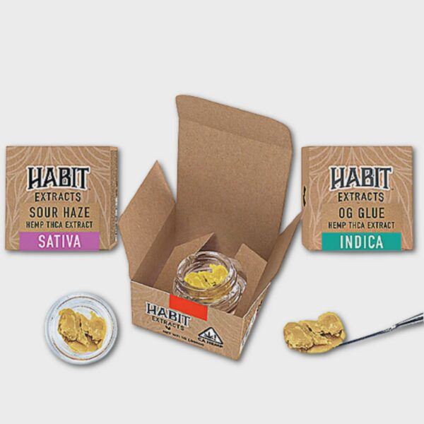 Habit Extracts Hemp THCa Hash 1g
