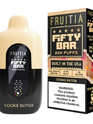 Fifty Bars x Fruitia 20K - Cookie Butter