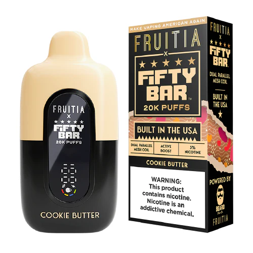 Fifty Bars x Fruitia 20K - Cookie Butter