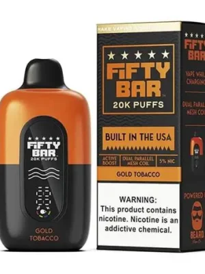 Fifty Bar 20k Gold Tobacco