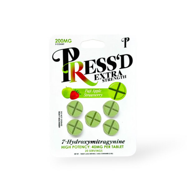 Press'd Extra Strength 200mg Fuji Apple Strawberry