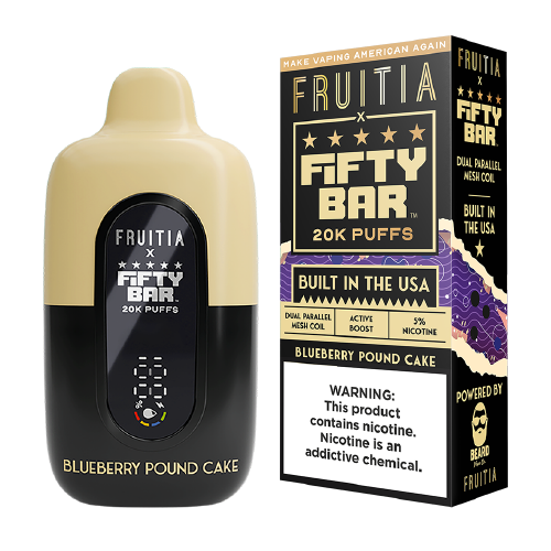 Fifty Bars x Fruitia 20K - Blueberry Pound Cake