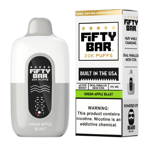 Fifty Bar 20K Green Apple Blast
