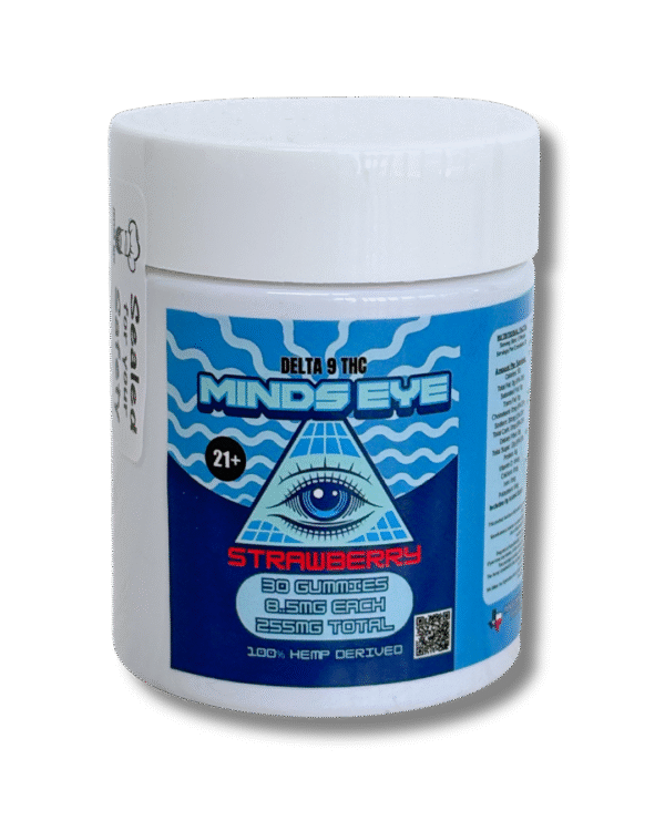 Minds Eye 8.5mg D9 Gummies 30ct - Strawberry