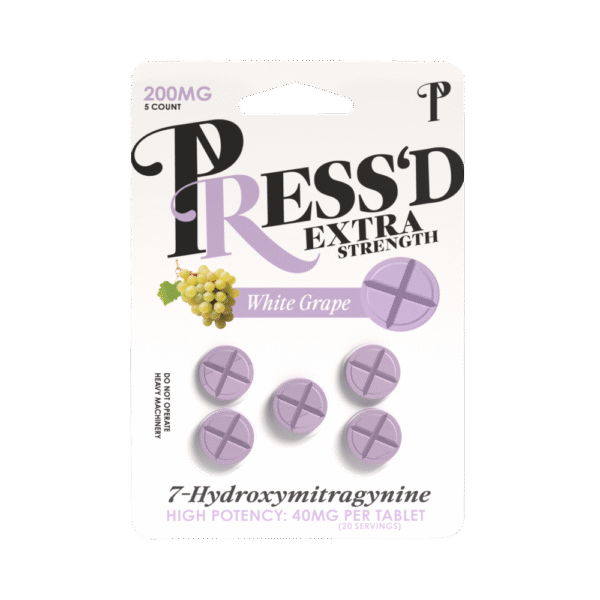Press'd Extra Strength 200mg White Grape