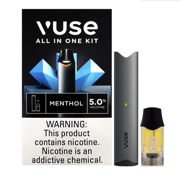 VUSE All in One Kit Pods USB Charger Smoke Vape Delivery