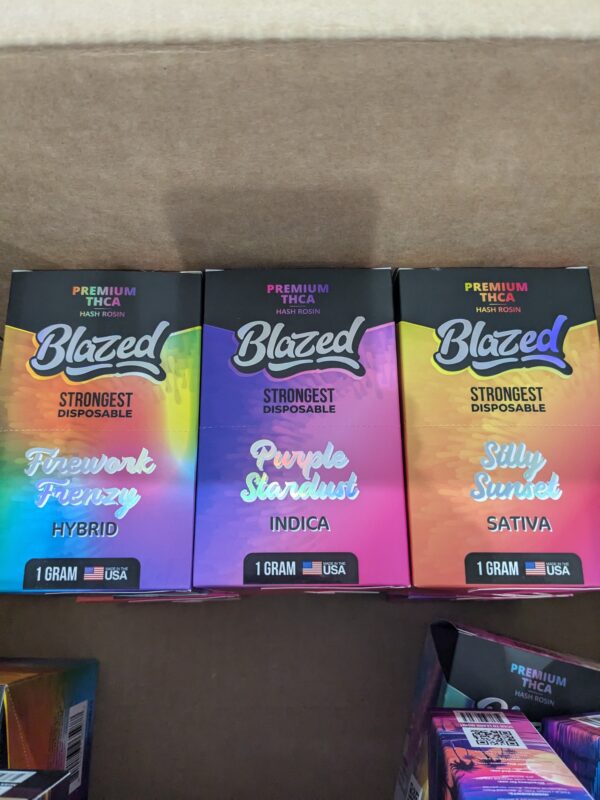 Binoid x Blazed Hash Rosin 1g Dispo