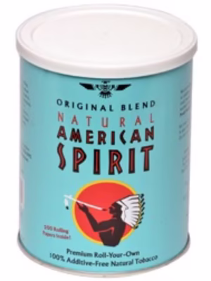American Spirit Light Blue Can
