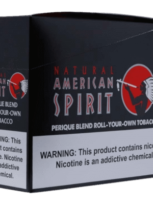 American Spirit Black Pouch
