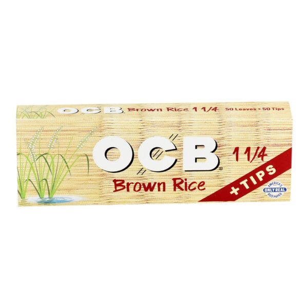 OCB 1/14 Brown Rice Papers w/Tips