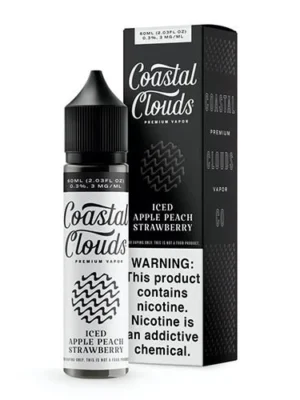 Coastal Clouds Eliq Iced Apple Peach Strawberry 3mg