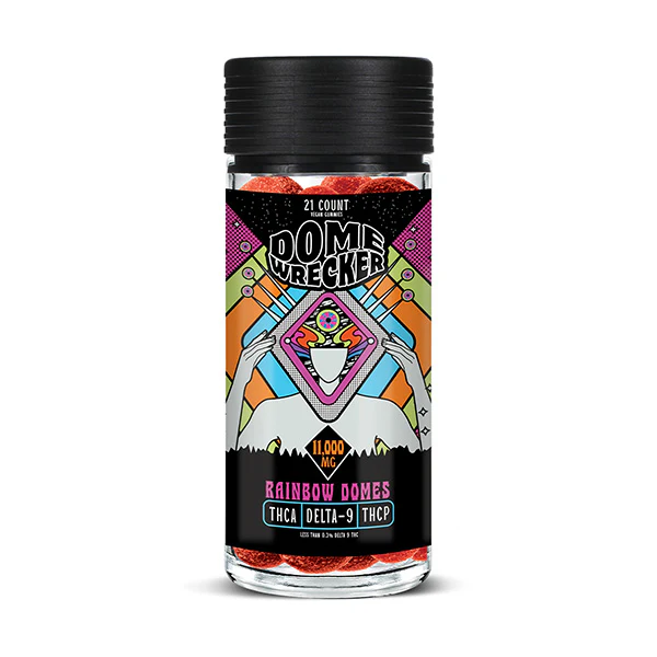 Dome Wrecker Rainbow Domes 11,000 MG Gummies