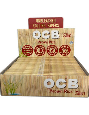 OCB Brown Rice King Slim Papers