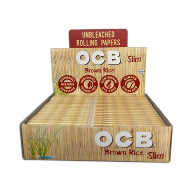 OCB Brown Rice King Slim Papers