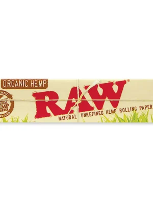 Raw King Size Organic Hemp Papers