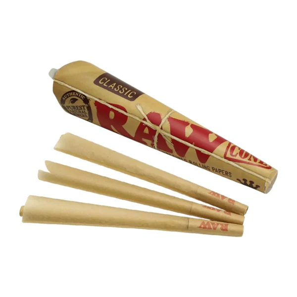 Raw Classic King Size Cones 3pk