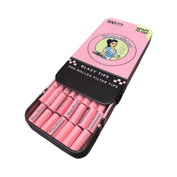 Blazy Susan Tin 100ct Prerolled Tips
