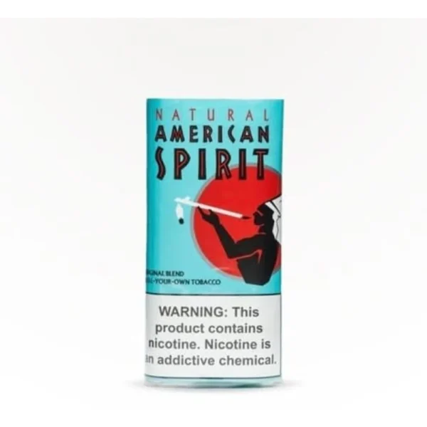 American Spirit Light Blue Pouch