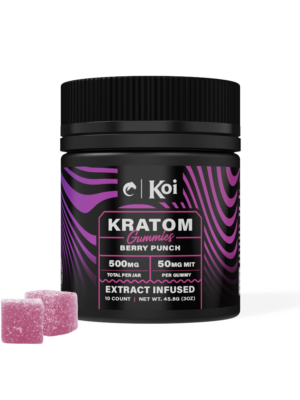 Koi Kratom Gummies 500mg Jar