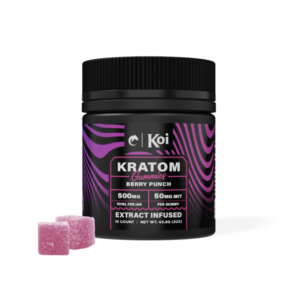 Koi Kratom Gummies 500mg Jar