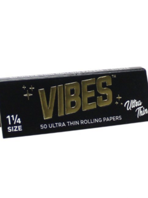 Vibes Black 1 1/4 Papers