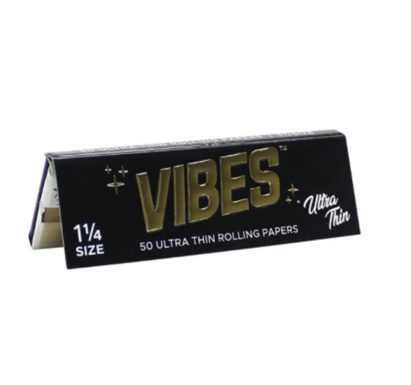Vibes Black 1 1/4 Papers