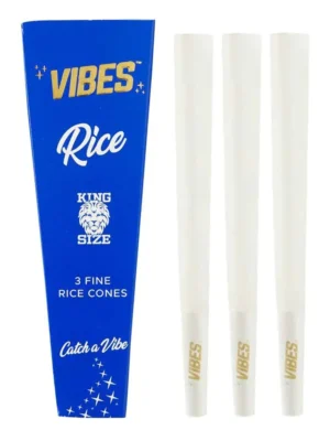 Vibes Rice King Size Cones 3pk