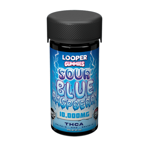 Looper Gummies Blue Raspberry 10,000mg