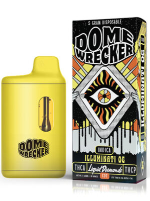 Dome Wrecker THCA/Liquid Diamonds/THCP 3.5G Dispo Illuminati OG