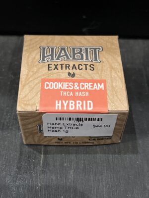 Habit Extracts Hemp THCa Hash 1g