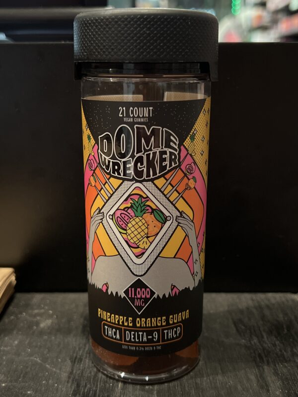 image-67.jpg Dome Wrecker 11,000mg THCA/D9/THCP Gummies Pineapple Orange Guava