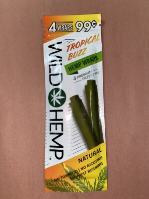 Wild Hemp Wraps Tropical Buzz