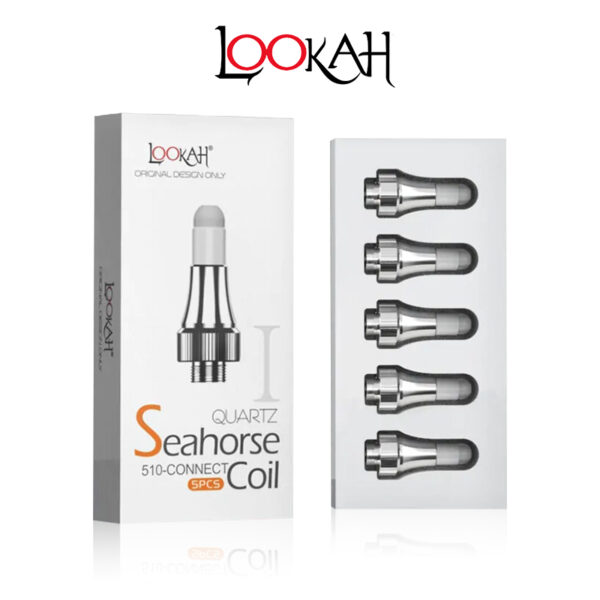 quartz Lookah Seahorse Quartz Coil