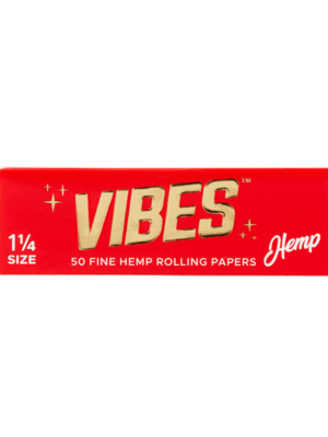Vibes 1 1/4 Red Hemp Papers