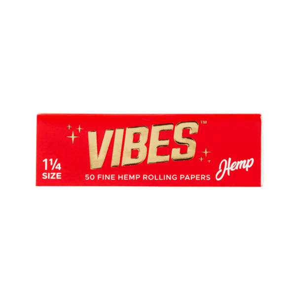 Vibes 1 1/4 Red Hemp Papers
