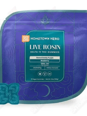Hometown Hero Live Rosin Gummies 250mg