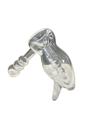 Clear Hammer Bubbler w/ Feet, Dalek 42