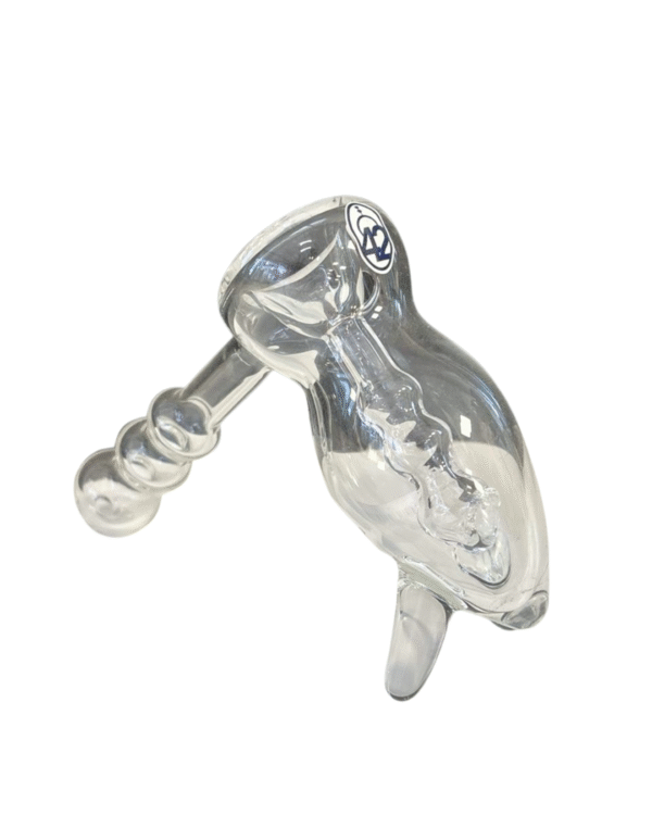 Clear Hammer Bubbler w/ Feet, Dalek 42