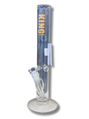 Clear Straight Tube 14mm Water Pipe, King Volcano
