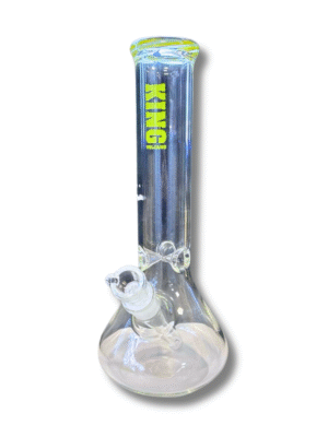 Clear Beaker 14mm Water Pipe, King Volcano