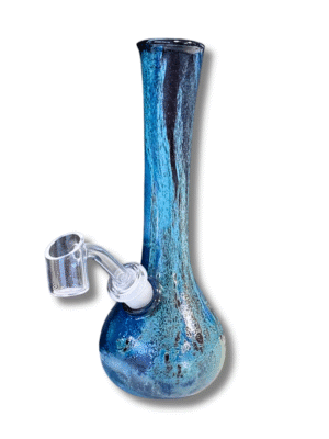 Blue Textured Water Pipe, Special K Soft Glass