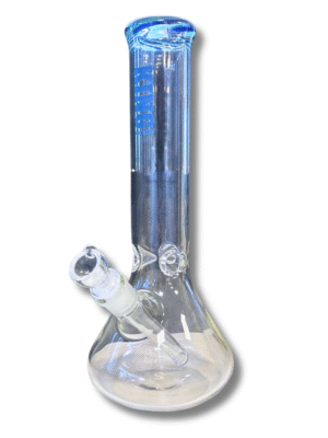 Clear Beaker 14mm Water Pipe, King Volcano