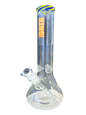 Clear Beaker 14mm Water Pipe, King Volcano
