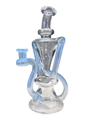 Clear 8" Fumed Recycler Water Pipe