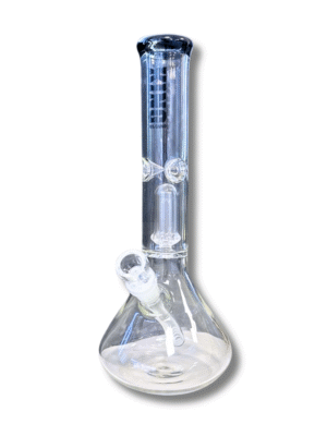 Clear Beaker 14mm Water Pipe w/ Percolator, King Volcano