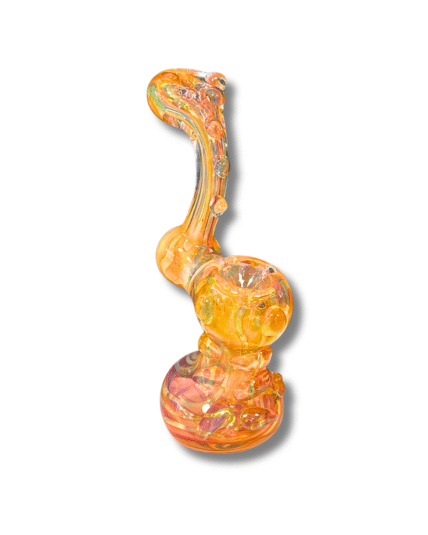 Amber/Textured 6" Bubbler