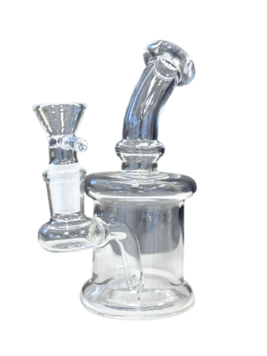 Clear 5.5" Bent Neck Water Pipe