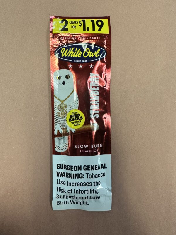 White Owl Strawberry 2pk 1.19